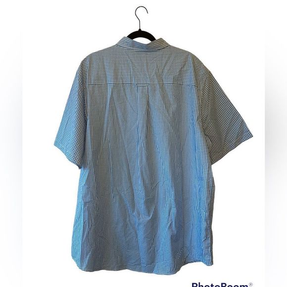 Chaps Men’s Gingham Button Up Shirt - Picture 2 of 3